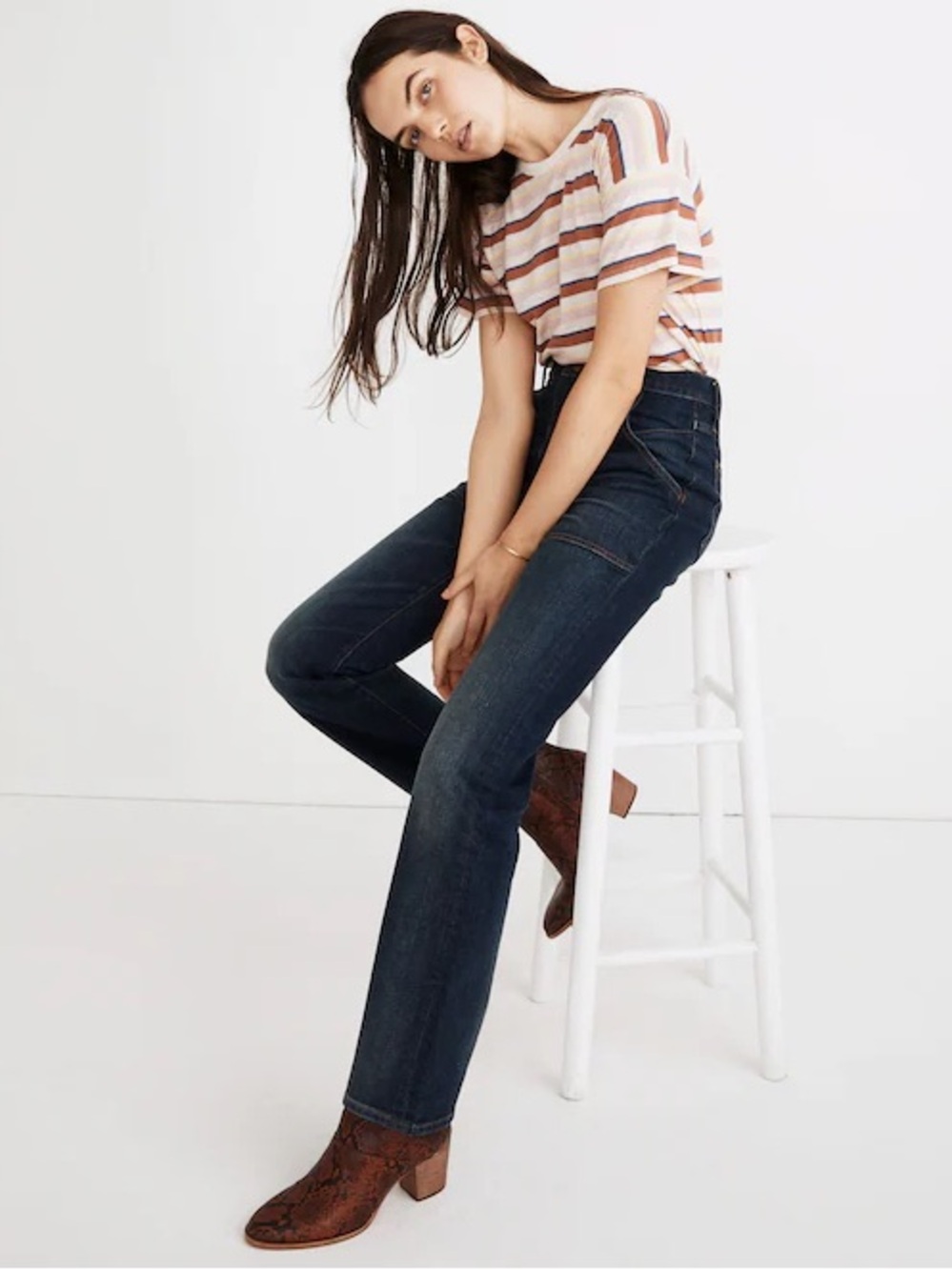 Madewell High Rise Bootcut Jeans Carpenter Edition Sz 31